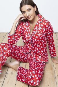 Lotus Blossom Cotton Sateen Pyjamas